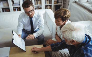 Image of a group doing estate planning