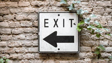 Image of exit sign
