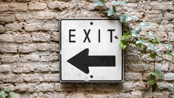 Image of exit sign