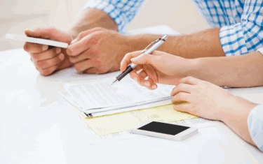 Image of document signing