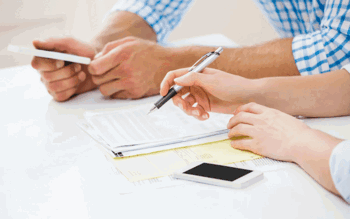 Image of document signing